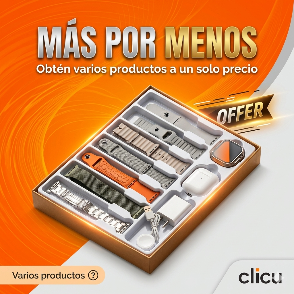 Combo M200 (Smartwatch + audifonos + 7 correas + cargador) imagen 4