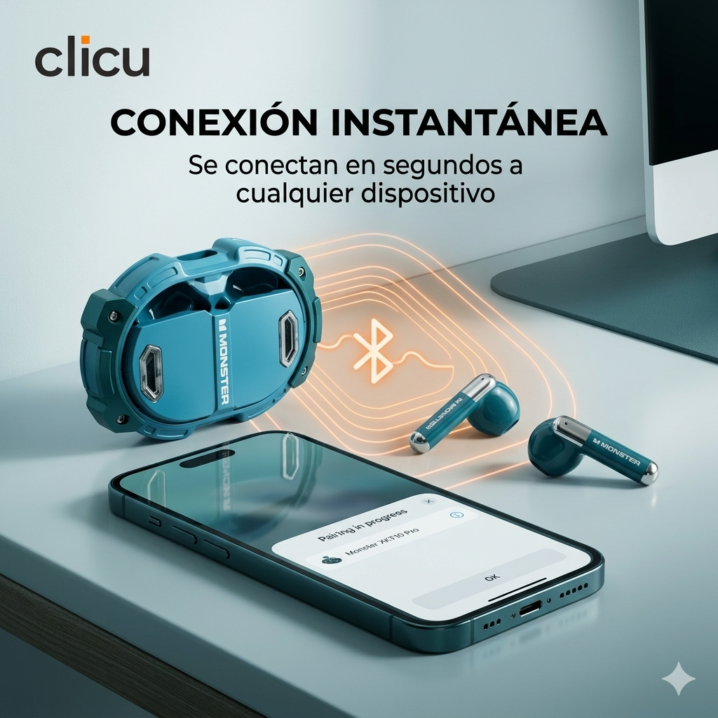 Audifonos Monster Xkt10 pro imagen 2