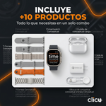 Combo M200 (Smartwatch + audifonos + 7 correas + cargador) 2