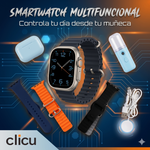 Combo Y99 (smartwatch + audifonos + humificador + 8 Correas) 5