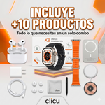 Combo x8 (Smartwatch + audifonos + Magsafe + cargadores) 3