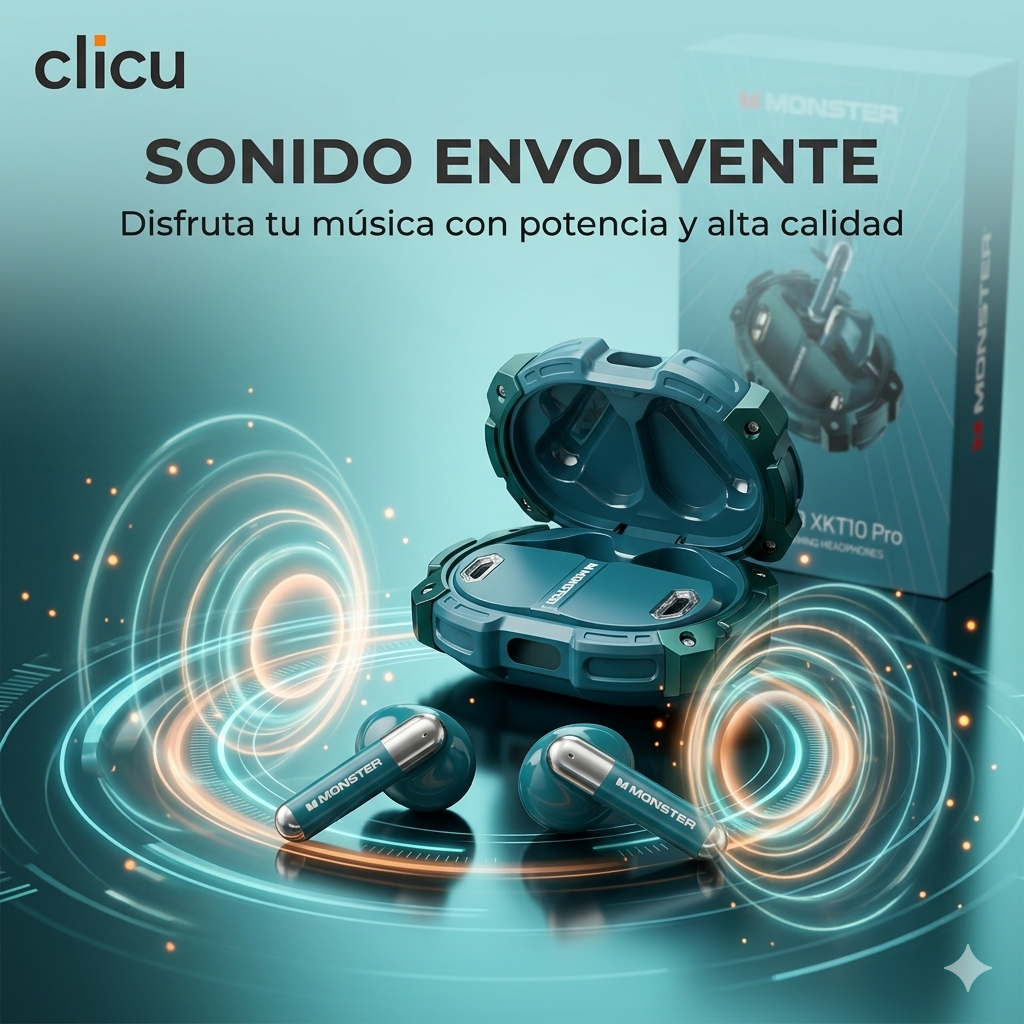 Audifonos Monster Xkt10 pro imagen 4