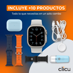 Combo Y99 (smartwatch + audifonos + humificador + 8 Correas) 4