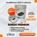 Audifono X55 2 colores 1
