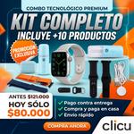 Combo Y99 (smartwatch + audifonos + humificador + 8 Correas) 1