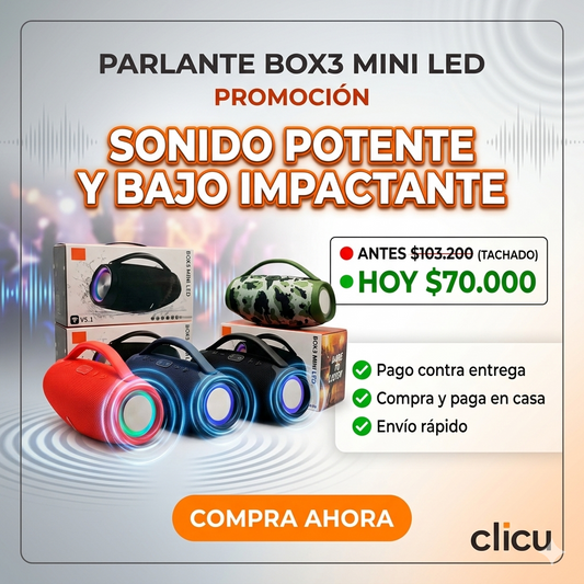 Parlante Bombox 3 Mini