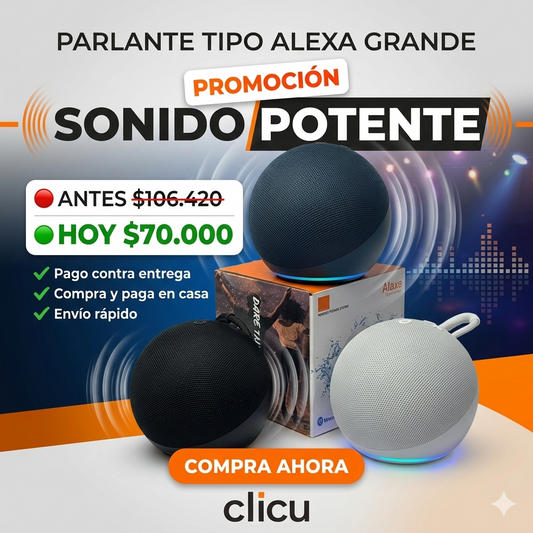 Parlante Tipo alexa Grande